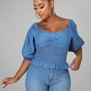 Denim Top